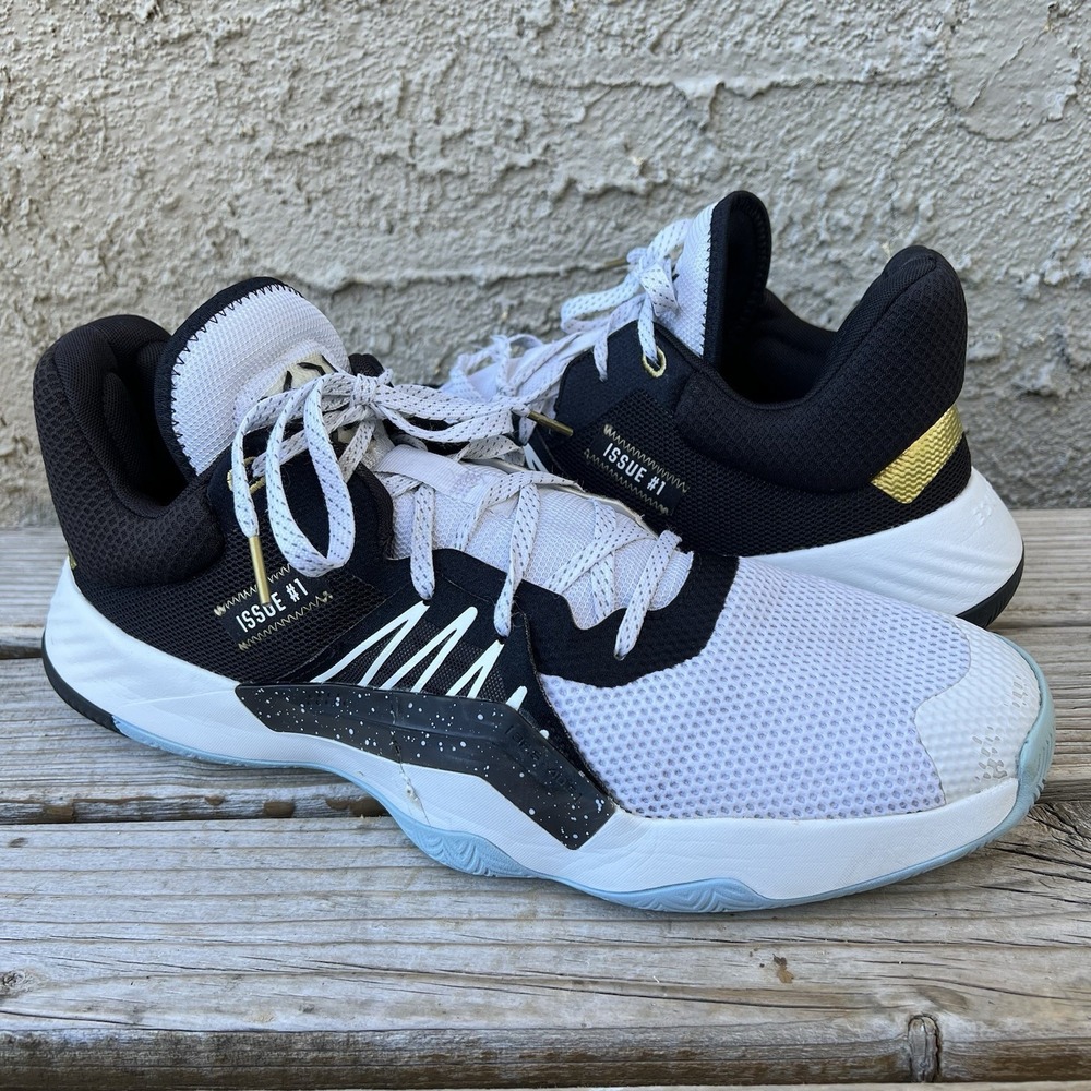Adidas Shoes Men Size 13.5 DON Issue 1 White Donovan Mitchell DON Basketball - Picture 3 of 12